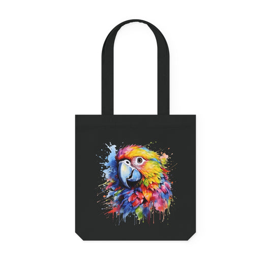 Vivid Watercolor Parrot - Tote Bag